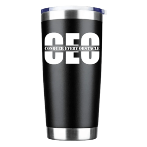 Conquer Every Obstacle Ceo 20oz Insulated Vacuum Sealed Tumbler