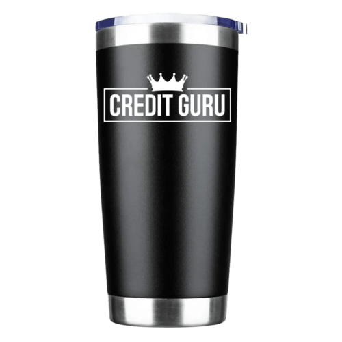 Credit Guru 20oz Insulated Vacuum Sealed Tumbler