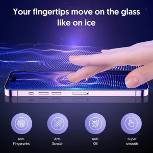 Clear iPhone 14 Pro Max Tempered Glass