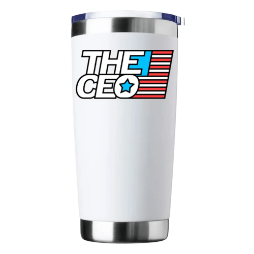 American Flag The CEO 20oz Insulated Vacuum Sealed Tumbler