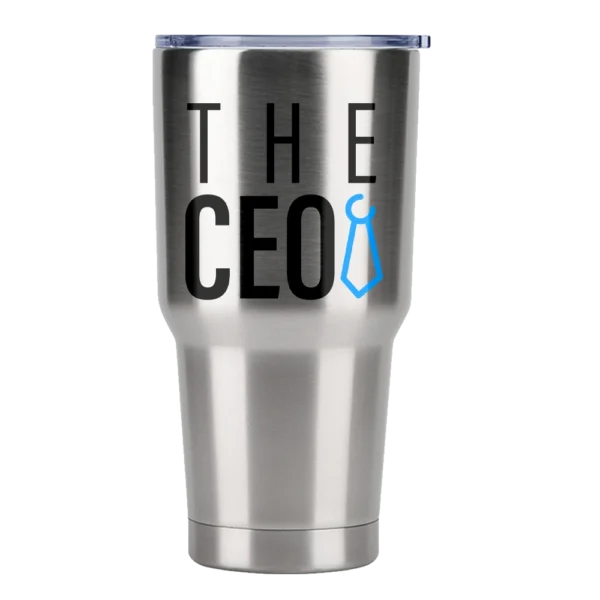 The CEO 30oz Insulated Vacuum Sealed Tumbler