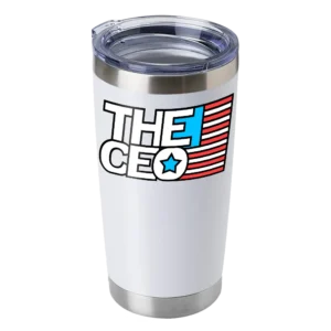 American Flag The CEO 20oz Insulated Vacuum Sealed Tumbler