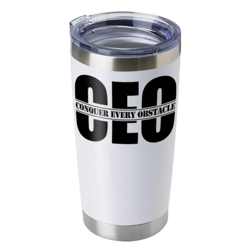 Conquer Every Obstacle Ceo 20oz Insulated Vacuum Sealed Tumbler