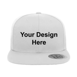 Embroidery Customizable Logo Flat Bill Hat