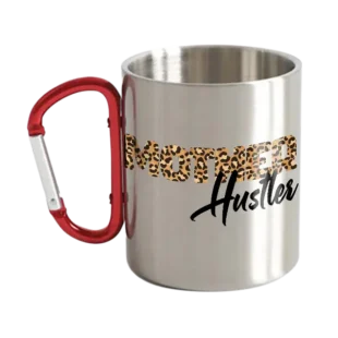 Mother Hustler Special Edition Stainless Steel Double Wall Carabiner Mug 10oz