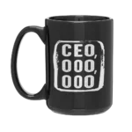 CEO,OOO,OOO Mug 15oz Black