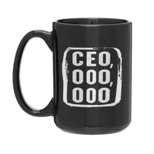 CEO,OOO,OOO Mug 15oz Black