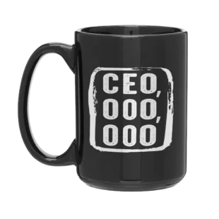 CEO,OOO,OOO Mug 15oz Black