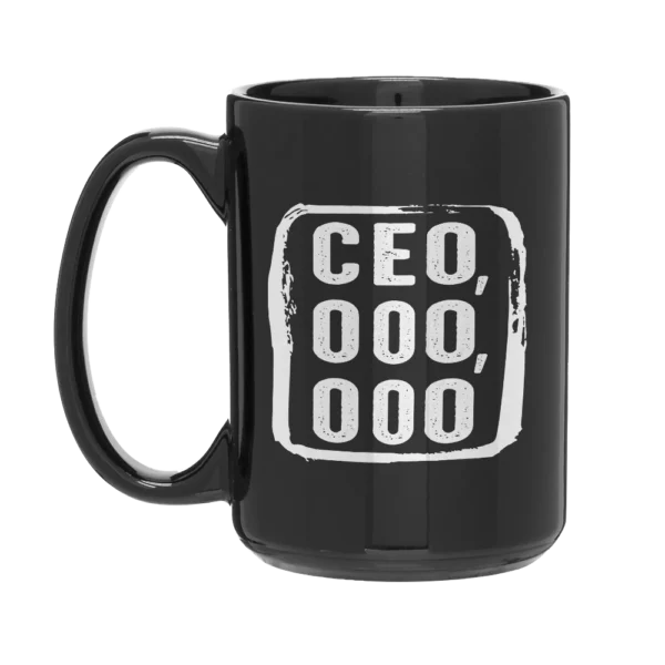 CEO,OOO,OOO Mug 15oz Black