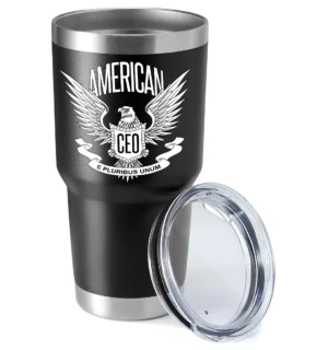 American CEO Patriotic Eagle 30oz Insulated Vacuum Sealed Tumbler