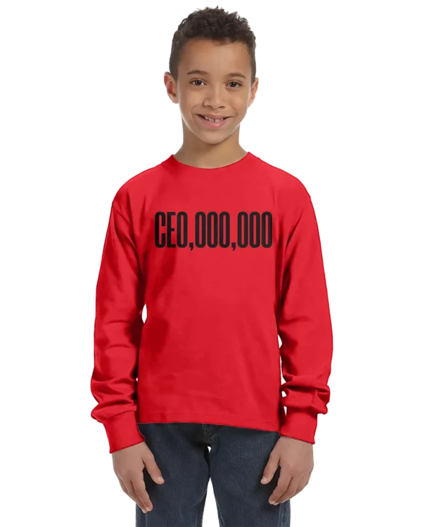 CEO,OOO,OOO Kids Long Sleeve T-Shirt
