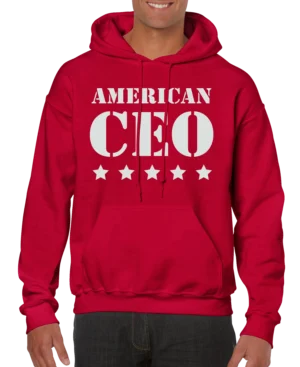 Five Star American CEO Men’s Hoodie