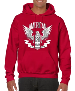 American CEO Patriotic Eagle Men’s Hoodie