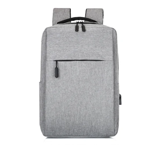 Waterproof USB Backpacks Gray