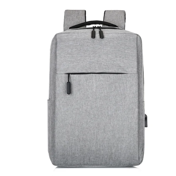 Waterproof USB Backpacks Gray