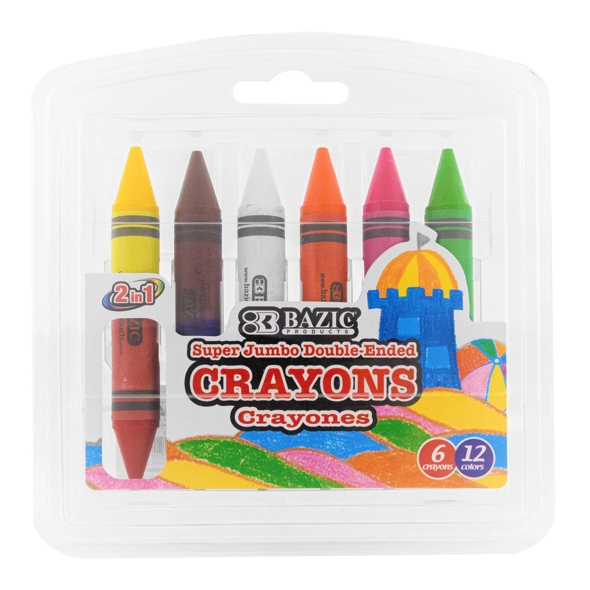 Anti-Roll Crayola Color Chalk - Assorted Color 12 Count - The CEO Creative