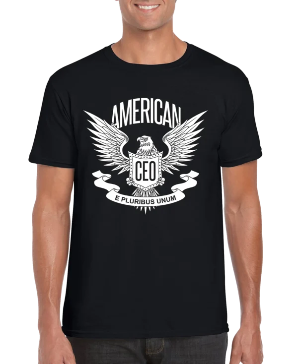 American CEO Patriotic Eagle Men's T-shirt
