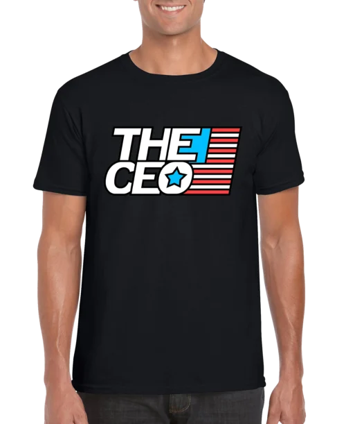 American Flag The CEO Men's T-shirt