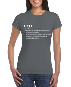 CEO Definition Women’s Slim Fit T-Shirt