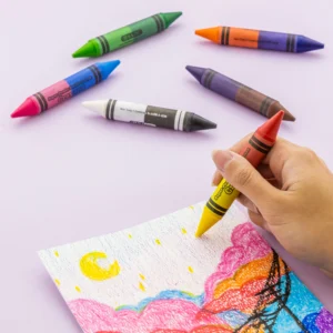 Double-Ended Super Jumbo Crayons Premium 12 Color