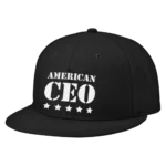Five Star American CEO Embroidered Flat Bill Snapback Cap