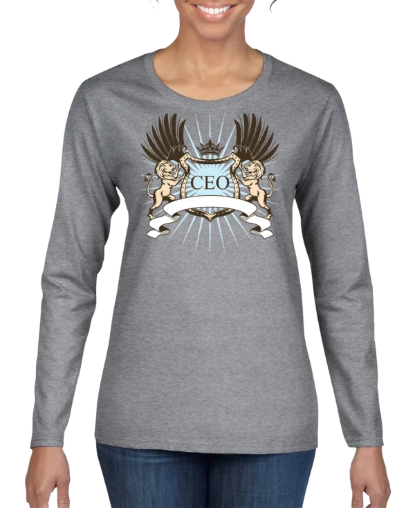 CEO Lion Crest Women's Long Sleeve Shirt