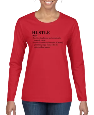 HUSTLE Definition Women's Long Sleeve Shirt