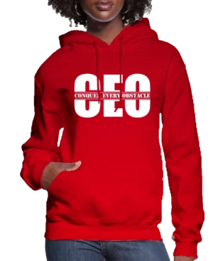 Conquer Every Obstacle CEO Women’s Hoodie