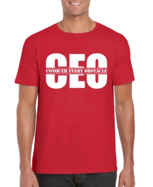 Conquer Every Obstacle CEO Men's T-shirt
