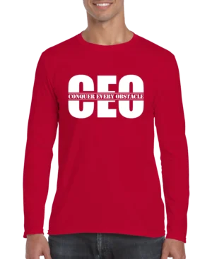 Conquer Every Obstacle CEO Men's Long Sleeve Shirt