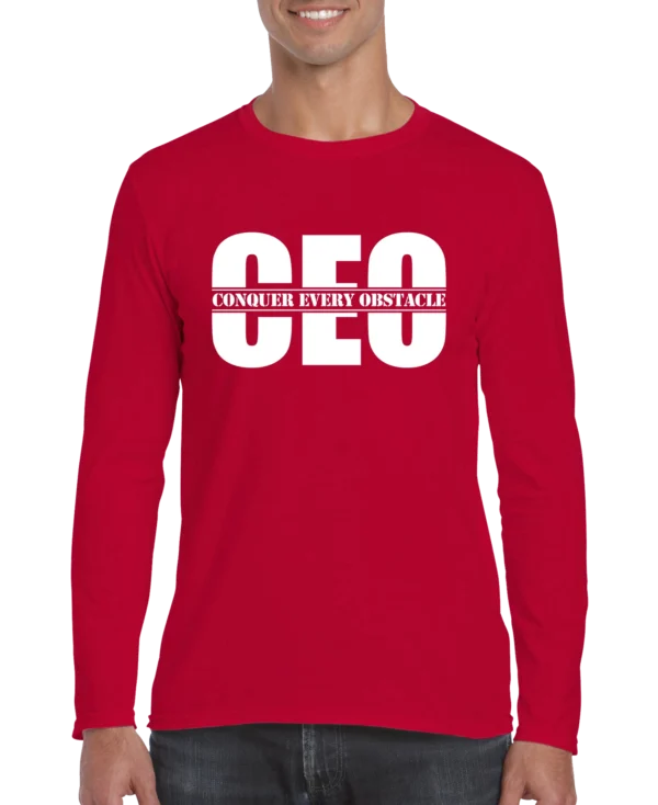 Conquer Every Obstacle CEO Men's Long Sleeve Shirt