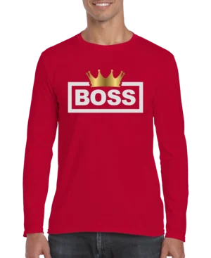 Boss Crown Men's Long Sleeve Shirt