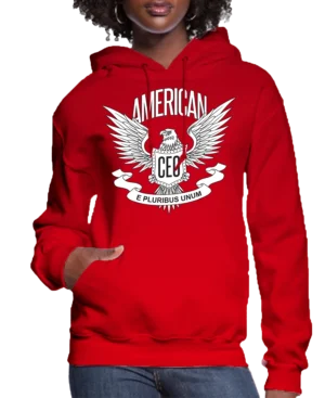 American CEO Patriotic Eagle Women’s Hoodie