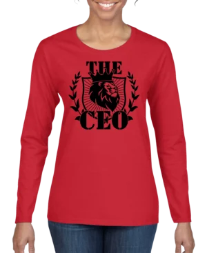 The CEO Lion Women's Long Sleeve Shirt