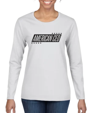 Ten Star American CEO Women's Long Sleeve Shirt