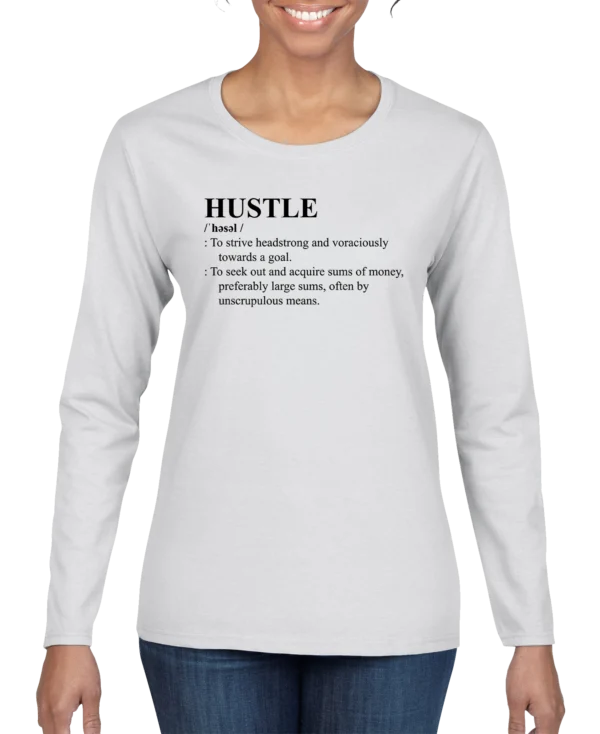 HUSTLE Definition Women's Long Sleeve Shirt