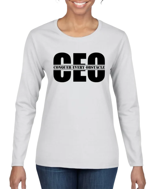 Conquer Every Obstacle CEO Women's Long Sleeve Shirt