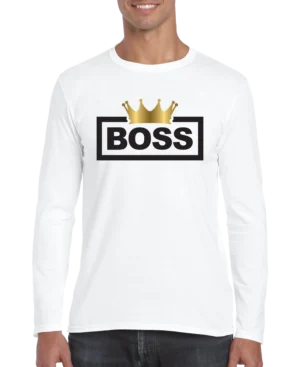 Boss Crown Men's Long Sleeve Shirt