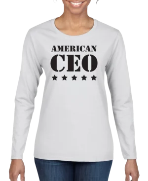Five Star American CEO Women's Long Sleeve Shirt