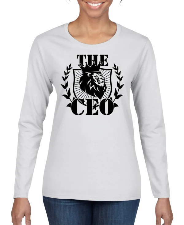 The CEO Lion Women's Long Sleeve Shirt