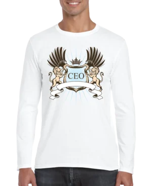 CEO Lion Crest Men's Long Sleeve Shirt