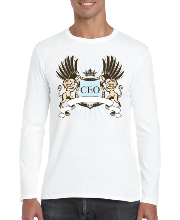 CEO Lion Crest Men's Long Sleeve Shirt