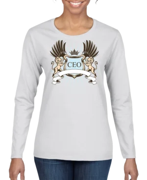 CEO Lion Crest Women's Long Sleeve Shirt