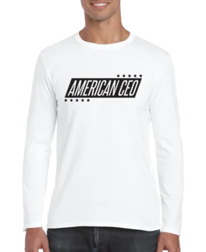 Ten Star American CEO Men's Long Sleeve Shirt
