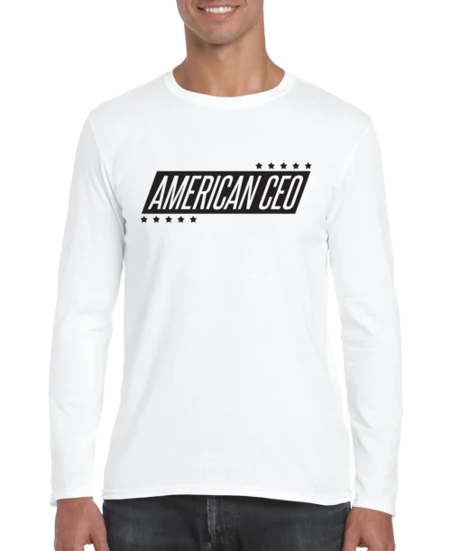 Ten Star American CEO Men's Long Sleeve Shirt