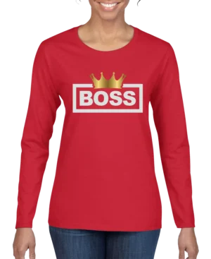 Boss Crown Women's Long Sleeve Shirt