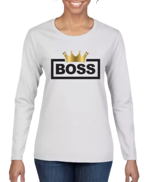 Boss Crown Women's Long Sleeve Shirt
