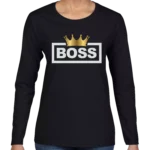 Boss Crown Women's Long Sleeve Shirt
