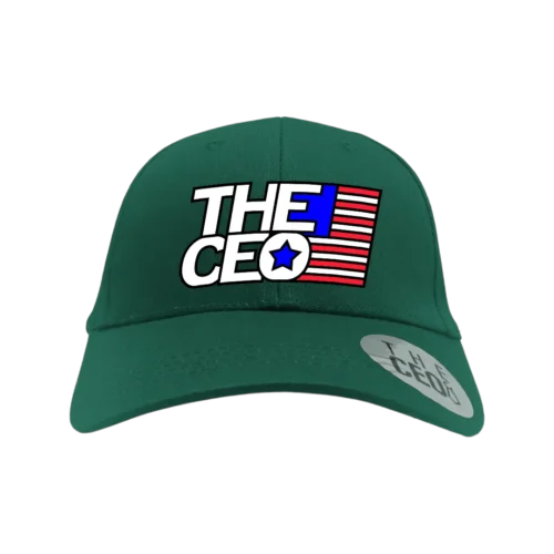 American Flag The CEO Embroidered Baseball Cap