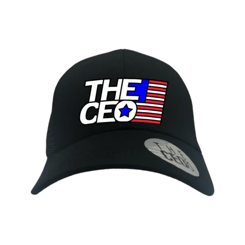 American Flag The CEO Embroidered Trucker Ha